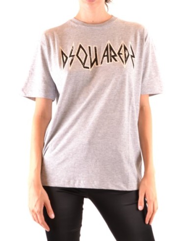 T-shirt gris Dsquared2 femme