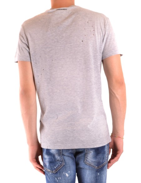 T-shirt gris Dsquared2 homme