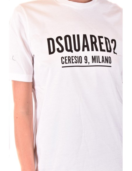 T-shirt blanc Dsquared2 femme