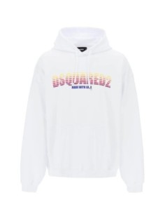 Sweat blanc Dsquared2 homme