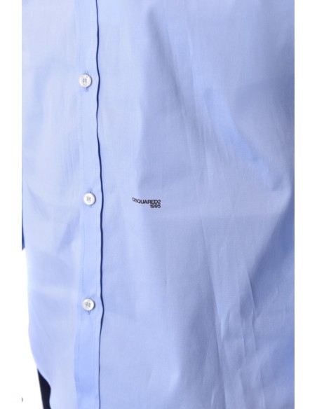 Chemise bleue Dsquared2 homme