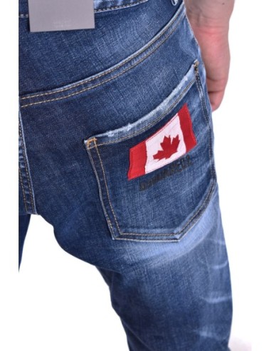Jeans bleu Dsquared2 homme