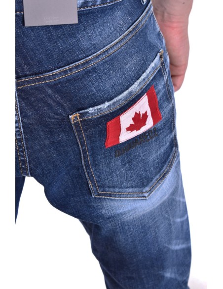 Jeans bleu Dsquared2 homme