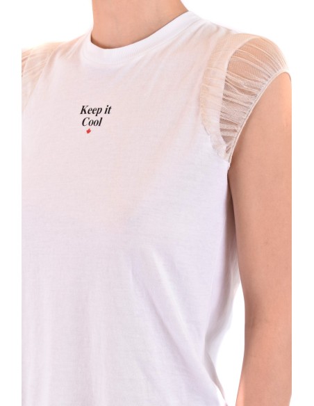Débardeur blanc Dsquared2 femme