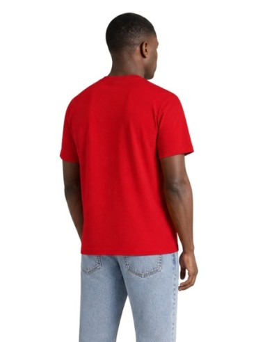 T-shirt rouge coton bio Tommy Hilfiger Jeans homme