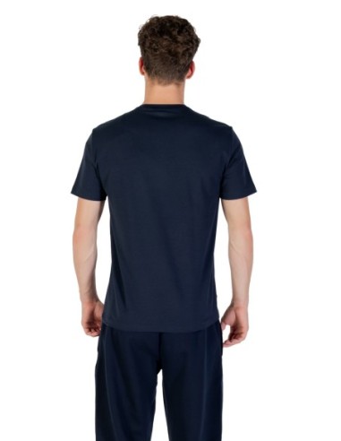 T-shirt bleu Ea7 homme