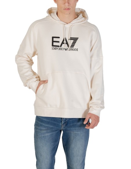 Sweat blanc Ea7 homme