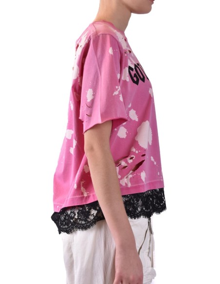 T-shirt rose Dsquared2 femme