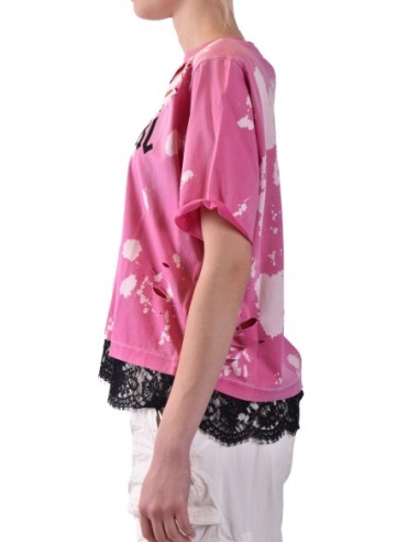 T-shirt rose Dsquared2 femme