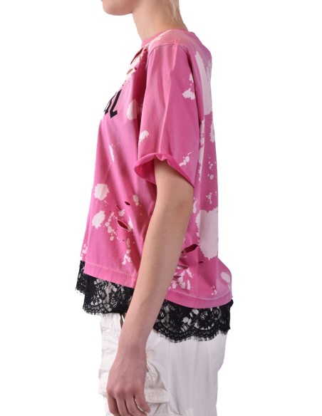 T-shirt rose Dsquared2 femme