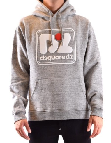 Sweat gris Dsquared2 homme