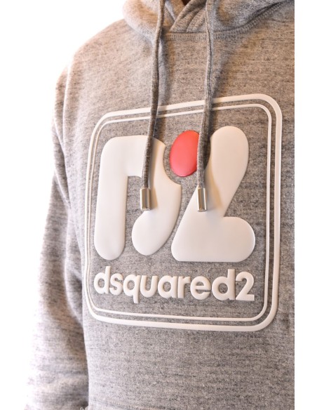 Sweat gris Dsquared2 homme