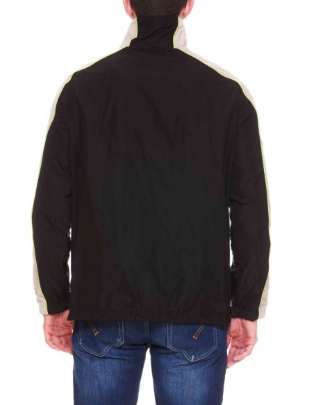 Veste noire imprimée Dsquared2 homme