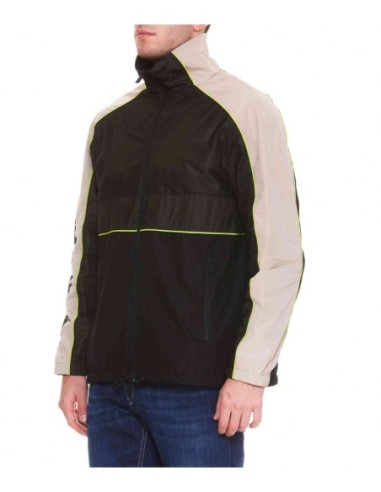 Veste noire imprimée Dsquared2 homme