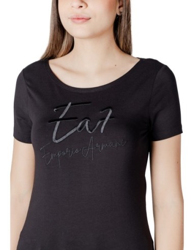 T-shirt noir Ea7 femme