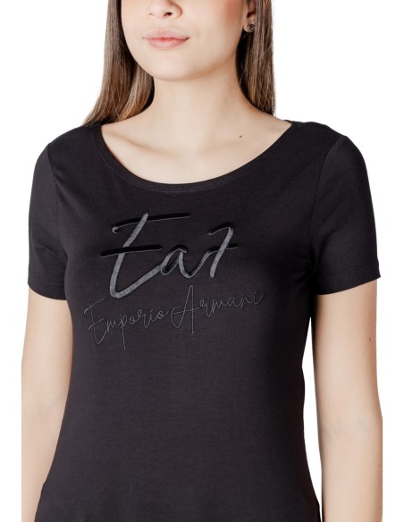 T-shirt noir Ea7 femme