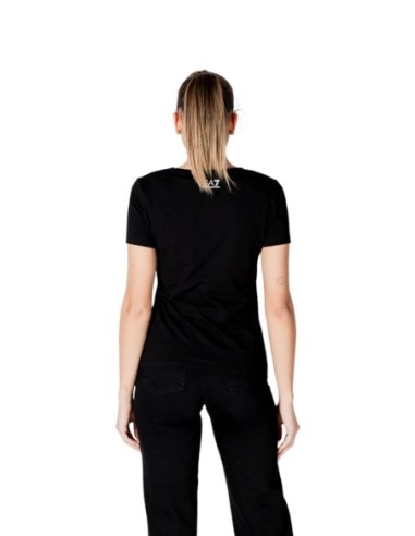 T-shirt noir imprimé Ea7 femme