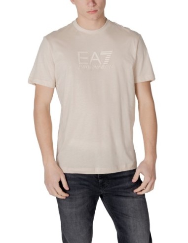T-shirt beige Ea7 homme
