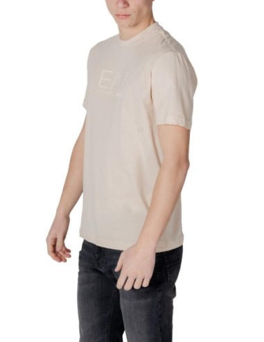 T-shirt beige Ea7 homme