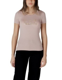 T-shirt rose Ea7 femme