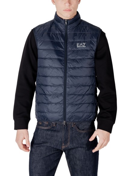 Gilet bleu Ea7 homme