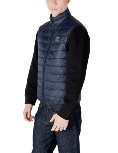 Gilet bleu Ea7 homme