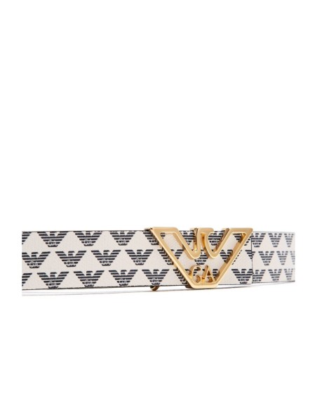 Ceinture blanche Emporio Armani femme