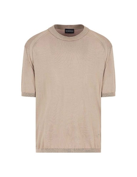 T-shirt beige Emporio Armani homme