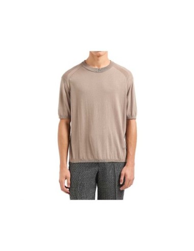 T-shirt beige Emporio Armani homme