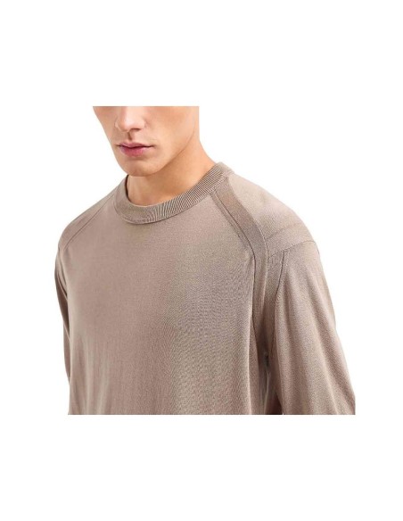 T-shirt beige Emporio Armani homme
