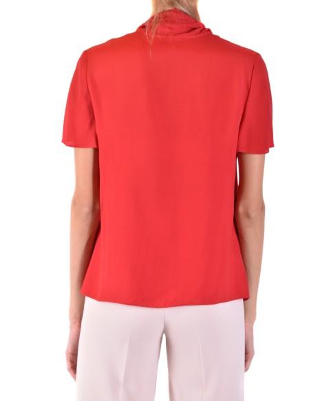 Blouse rouge Emporio Armani femme