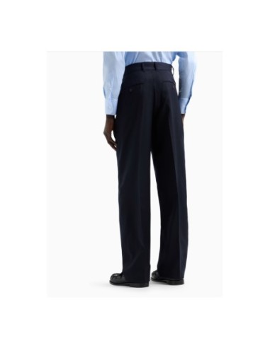 Pantalon bleu Emporio Armani homme