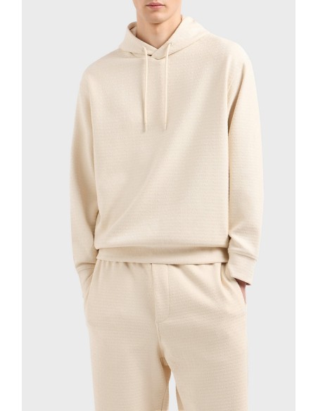 Sweat blanc Emporio Armani homme