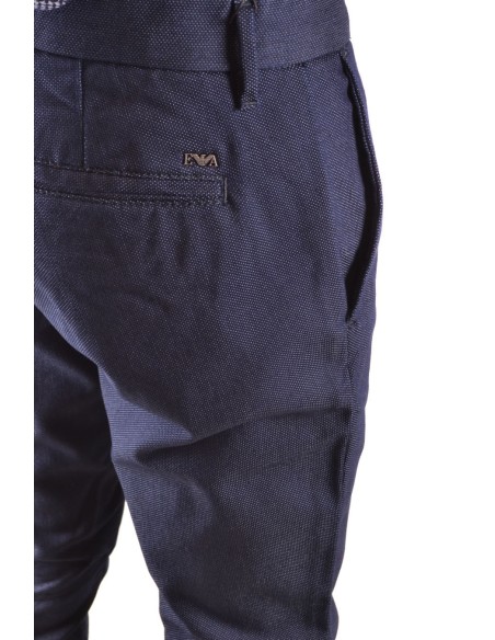 Pantalon bleu Emporio Armani homme