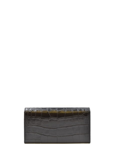 Portefeuille noir Emporio Armani femme