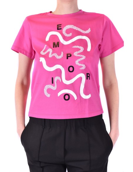 T-shirt rose Emporio Armani femme