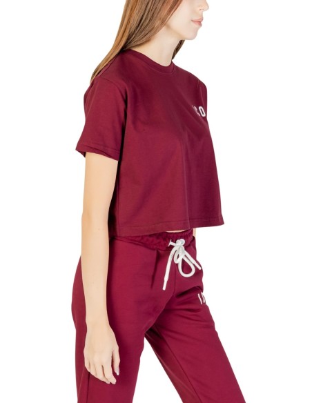 T-shirt bordeaux Icon femme