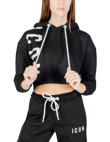 Sweat noir Icon femme