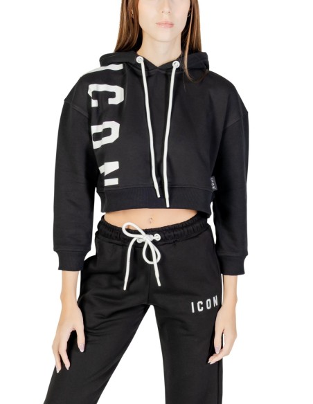 Sweat noir Icon femme