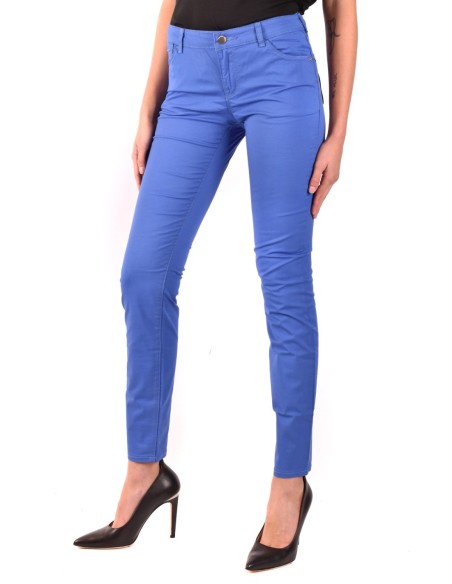 Pantalon bleu Emporio Armani femme