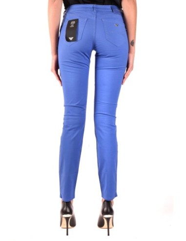 Pantalon bleu Emporio Armani femme