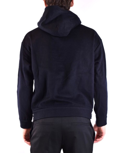Sweat bleu imprimé Emporio Armani homme