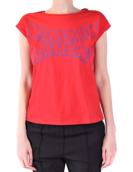 T-shirt rouge Emporio Armani femme