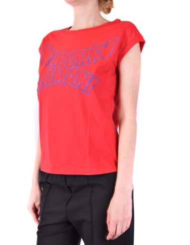 T-shirt rouge Emporio Armani femme