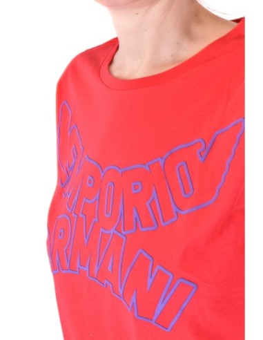 T-shirt rouge Emporio Armani femme