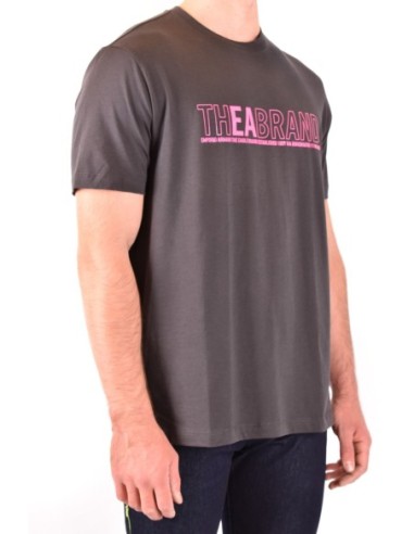 T-shirt gris Emporio Armani homme