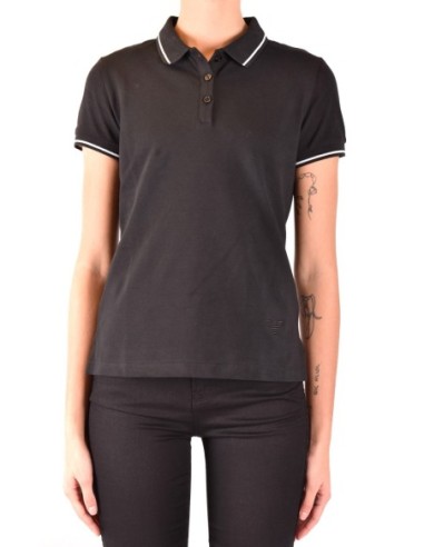 Polo noir Emporio Armani femme