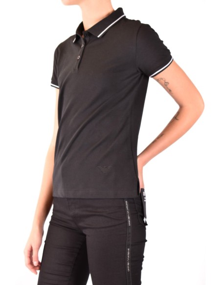 Polo noir Emporio Armani femme