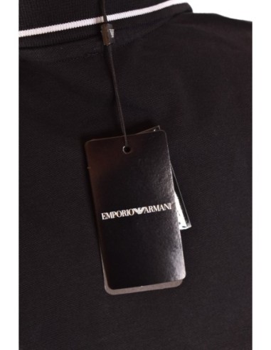Polo noir Emporio Armani femme