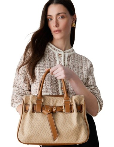 Sac beige polyvalent avec rangements intégrés | Liu Jo